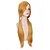 preiswerte Kostümperücke-Synthetische Perücken Glatt Gerade Perücke Blond Lang Gelb Synthetische Haare Damen Blond