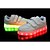 preiswerte Mädchenschuhe-Mädchen Komfort / Leuchtende LED-Schuhe Kunstleder Sneakers Walking Klettverschluss / LED Weiß / Schwarz Frühling / Herbst / Party &amp; Festivität / TPR (Thermoplastisches Gummi)