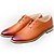 halpa Miesten Oxford-kengät-Miesten Muodolliset kengät PU Kevät / Syksy Liiketoiminta Oxford-kengät Liukumaton Punainen / Ruskea / Musta / Solmittavat / Juhlakengät / Comfort-kengät / EU40