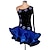 cheap Latin Dancewear-Latin Dance Dresses Women&#039;s Performance Polyester Spandex Ruffles Dress