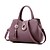 cheap Handbag &amp; Totes-Women&#039;s Fur PU Shoulder Messenger Bag / Zipper Solid Colored Black / Wine / Dark Pink
