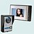 preiswerte Video-Türsprechanlage-Wired Multifamily Video Türklingel 7 Zoll Handheld 30 Pixel ein bis vier weitere Video-Türsprechanlage