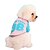 billige Hundetøj-Kat Hund Bluser Sweatshirt Vinter Hundetøj Gul Rød Blå Kostume Polarfleece Bomuld Farveblok Bogstav &amp; Nummer Sport Mode XS S M L XL