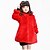 cheap Outerwear-Girls&#039; Jacket &amp; Coat Long Sleeve Solid Colored Dresswear Cotton Polyester Daily Kids 3D Printed Graphic