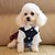 voordelige Hondenkleding-Kat Hond kostuums T-shirt Jumpsuits Hondenkleding Geruit Rood / blauw Wit / blauw Katoen Denim Kostuum Voor Lente &amp; Herfst Winter Heren Dames Cosplay Modieus