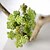 cheap Artificial Flowers &amp; Vases-1 Branch Simulation Succulents Artificial Flowers Ornaments Mini Green Artificial Succulents Plants Garden Decoration