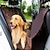 levne Postele a přikrývky pro psy-Pes Chránič na sedadlo do auta Jednobarevné Voděodolný Skládací Plyš M:158*110,  L:162*142 cm