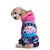 رخيصةأون ملابس الكلاب-قط كلب المعاطف هوديس ألوان متناوبة ريفي ضد الرياح موضة الشتاء ملابس الكلاب أزرق زهري كوستيوم قطن S M L XL XXL