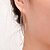 olcso Divat fülbevalók-Fülbevaló Tartsd fülbevaló Nyilatkozat hölgyek minimalista stílusú Divat Fülbevaló Ékszerek Fekete / Arany / Ezüst Kompatibilitás Esküvő Parti Napi Hétköznapi