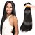 billige Ombre hårforlengelse-4 Bundles Hair Weaves Malaysian Hair Straight Human Hair Extensions Virgin Human Hair Natural Color Hair Weaves / Hair Bulk 8-26 inch Hot Sale / 10A