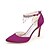 cheap Wedding Shoes-Women&#039;s Silk Spring / Summer / Fall Heels Stiletto Heel Pink / Golden / Ivory / Wedding / Party &amp; Evening