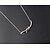 tanie Naszyjniki-Choker Necklace Chain Necklace Women&#039;s Couple&#039;s Crossover Silver Personalized Punk Simple Style Silver Necklace Jewelry for Party Wedding Casual Daily