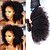 billige Ombre hårforlengelse-Indisk hår Afro Kinky Curly Ekte hår 300 g Menneskehår Vevet Hårvever med menneskehår Hot Salg Hairextensions med menneskehår / 8A / Kinky Krøllet