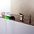 cheap Bathtub Faucets-Bathtub Faucet - Modern Oil-rubbed Bronze Roman Tub Ceramic Valve Bath Shower Mixer Taps / Brass / Single Handle Three Holes