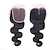preiswerte Echthaarsträhnen-Brasilianisches Haar Große Wellen Echthaar Haar-Einschlagfaden mit Verschluss Menschliches Haar Webarten Haarverlängerungen