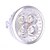 levne LED žárovky bodové-10ks 5.5 W LED bodovky 450-500 lm MR16 4 LED korálky Vysoce výkonná LED Ozdobné Teplá bílá Chladná bílá / RoHs / CE