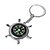 billiga Hängen och dekor till bilen-ziqiao båt rodret hjul kompass nyckelring nyhet Nyckelknippa kedjan nyckelring zinklegering gåva