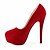 baratos Sapatos de Salto Alto de mulher-Mulheres Saltos Plataforma Salto Agulha Casamento Social Festas &amp; Noite Tecido Amêndoa Branco Preto / EU42