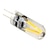 abordables Ampoules LED double broche-2 W LED à Double Broches 100-130 lm G4 T 2 Perles LED COB Décorative Blanc Chaud 12 V / 1 pièce