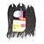 billige Hårfletter-Senegal Vri Fletting Hairextensions med menneskehår 100% kanekalon hår Kanekalon fletter Hår til fletning 81 røtter