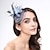 cheap Fascinators-Fascinators Headwear Feather Net Wedding Tea Party Horse Race Ladies Day Cocktail Vintage Style Elegant With Floral Headpiece Headwear