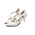 abordables Escarpins femme-Femme Chaussures à Talons Casual Habillé Eté Talon Aiguille Marche Cuir Argent Noir Blanche