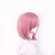 cheap Costume Wigs-Pink Wig Technoblade Cosplay Synthetic Wig Straight Straight Bob With Bangs Wig Pink Short Pink Synthetic Hair Women‘s Side Part Pink