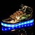 abordables Baskets Homme-Homme Chaussures LED Faux Cuir Printemps / Automne Basket Antidérapantes Argent / Doré / Soirée &amp; Evénement