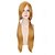 preiswerte Kostümperücke-Synthetische Perücken Glatt Gerade Perücke Blond Lang Gelb Synthetische Haare Damen Blond