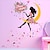 cheap Wall Stickers-Decorative Wall Stickers - Plane Wall Stickers Cartoon Living Room / Dining Room / Shops / Cafes / Removable / Re-Positionable