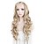 voordelige Synthetische kanten pruiken-Pruik Lace Front Synthetisch Haar Golvend Golvend Kanten Voorkant Pruik Wit Blond Synthetisch haar Dames