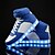 abordables Baskets femme-Femme Chaussures Synthétique Printemps Eté Automne Hiver Confort Basket Marche Talon Plat Lacet Pour Décontracté Blanc Noir Bleu