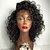 cheap Human Hair Wigs-Human Hair Full Lace Wig Bob With Bangs style Brazilian Hair Curly Wig with Baby Hair Natural Hairline African American Wig 100% Hand Tied Women&#039;s Short Medium Length Human Hair Lace Wig