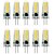 baratos Luzes LED de Dois Pinos-10pçs 2 W Luminárias de LED  Duplo-Pin 200-300 lm G4 T 12 Contas LED SMD 5733 Impermeável Decorativa Branco Quente Branco Frio 12 V / 10 pçs / RoHs