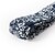 abordables Accesorios para Hombre-floral azul marino de algodón corbatas estrechas