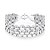 cheap Bracelets-Women&#039;s Chain Bracelet Sterling Silver Silver Plated Ladies Bohemian Fashion Boho Bracelet Jewelry White For Party Daily Casual