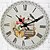 levne Rustikální Nástěnné hodiny-Módní a moderní Rodina Nástěnné hodiny,Kulatý Dřevo 34*34*3cm Vevnitř Hodiny