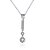 cheap Necklaces-Women&#039;s Pendant Necklace Classic European Fashion Synthetic Gemstones Sterling Silver Silver Plated White Necklace Jewelry For Party Daily Casual