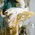 preiswerte Gemälde mit Menschen-Hang-Ölgemälde Handgemalte - Menschen Mediterran Modern Fügen Innenrahmen / Gestreckte Leinwand