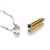 cheap Necklaces-316L Stainless Steel Partical Color Plated Bullet Open Container Ashes Helder Ossuaries Pendant Necklace