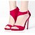 cheap Women&#039;s Sandals-Women&#039;s Fabric Summer Sandals Stiletto Heel Buckle Red / Green / Blue / Wedding / Party &amp; Evening / Party &amp; Evening