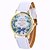 voordelige Religieuze Sieraden-Dames Modieus horloge Dress horloge Polshorloge Kwarts 30 m / PU Band Analoog Vlinder Zwart / Wit / Blauw - Bruin Rood Blauw Een jaar Levensduur Batterij / SODA AG4