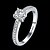 Χαμηλού Κόστους Μοδάτο Δαχτυλίδι-Band Ring Cubic Zirconia Ασημί 18Κ Επίχρυσο Ασήμι Στερλίνας Ζιρκονίτης Καρδιά κυρίες Εξατομικευόμενο Βίντατζ 6 7 8 9 / Γυναικεία
