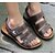 cheap Boys&#039; Shoes-Boys&#039; Shoes Cowhide Summer / Fall Sandals Flat Heel Black / Brown