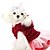voordelige Hondenkleding-Hond Hoodies / Jurken Hondenkleding Flora / Botanisch Paars / Rood Fleece / Katoen Kostuum Voor huisdieren Dames Houd Warm / Modieus