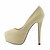 economico Scarpe col tacco da donna-Per donna Tacchi Plateau A stiletto Matrimonio Formale Serata e festa Tessuto Tessuto almond Bianco Nero / EU42