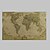 olcso Képek-Giclee nyomat Térképek Egy elem Vízszintes fali dekoráció lakberendezési