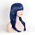 cheap Synthetic Trendy Wigs-Fashion Bule Color Straight Afro Women Cosplay Synthetic Wigs