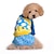 billiga Hundkläder-Hund Jumpsuits Hundkläder Tecknat Ros Blå Manchester Cotton Kostym Till Vår &amp; Höst Vinter Herr Dam Ledigt / vardag