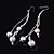 ieftine Seturi de Bijuterii-Women&#039;s Jewelry Set Drop Earrings Pendant Necklace Double Ball Ladies Basic Fashion Simple Style everyday Sterling Silver Earrings Jewelry Silver For Party Wedding Casual Daily Masquerade Engagement